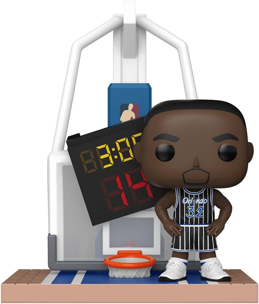 NBA Legends Magic Shaq with Backboard Deluxe Funko Pop! Vinyl Figure #207