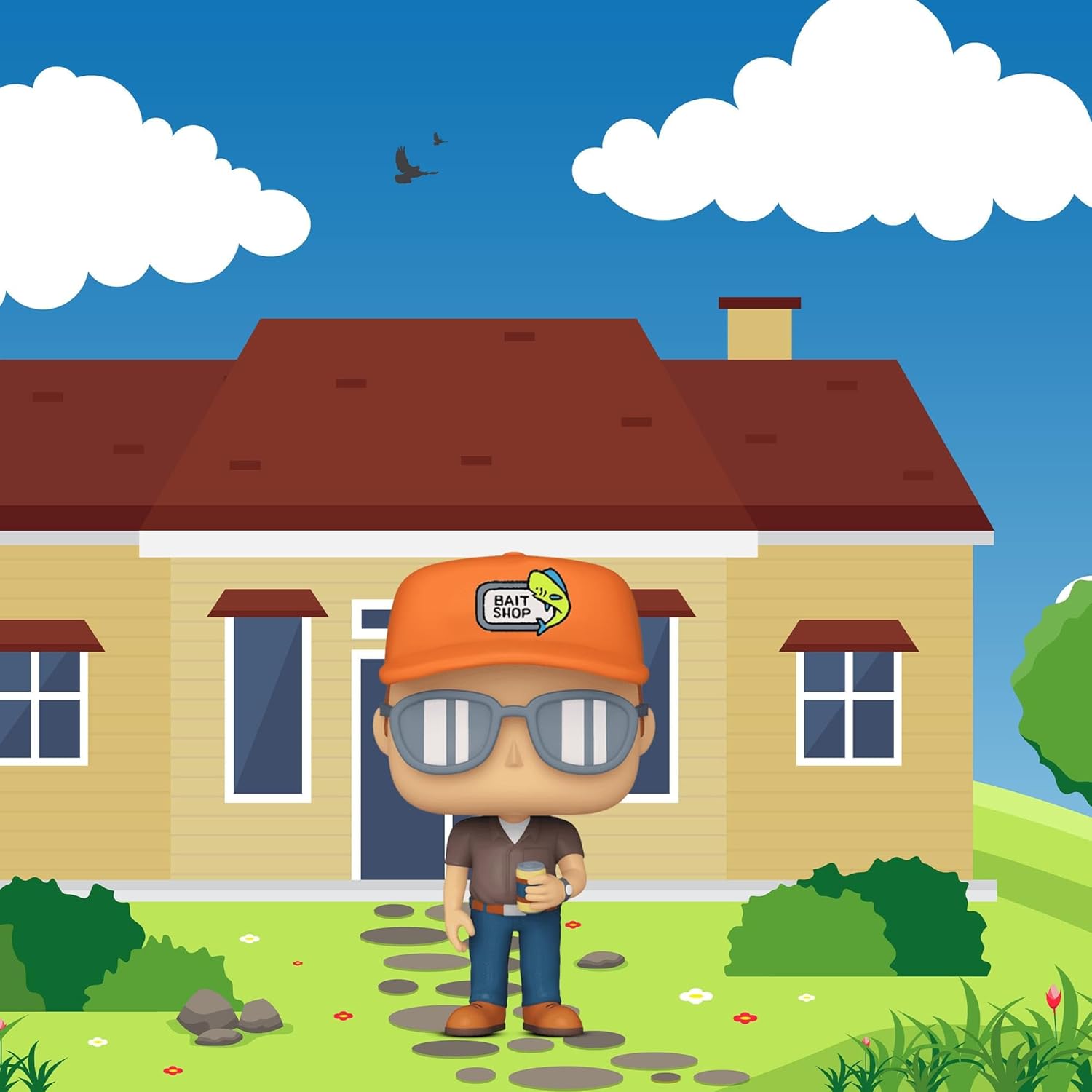 King of the Hill Dale Gribble Funko Vinyl Figure #1976