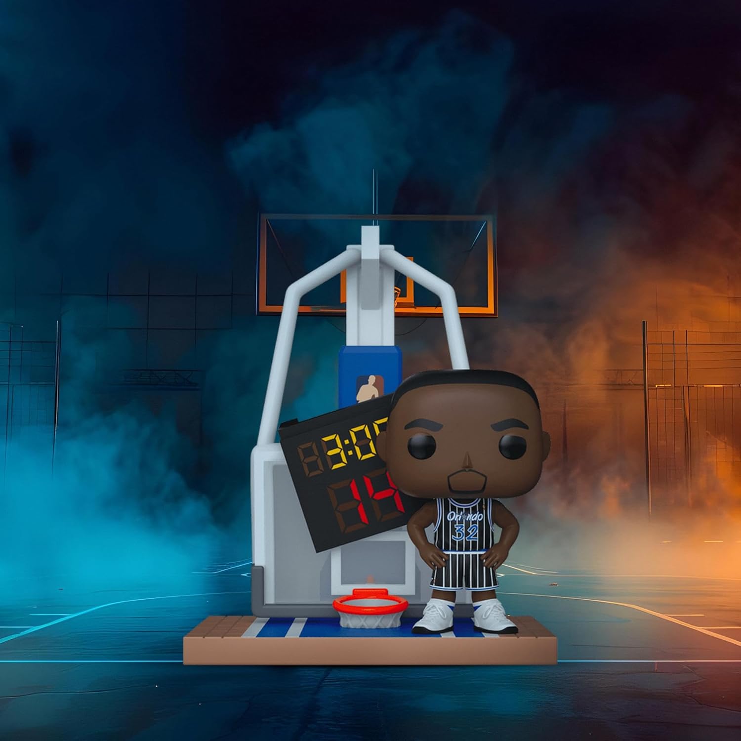 NBA Legends Magic Shaq with Backboard Deluxe Funko Pop! Vinyl Figure #207