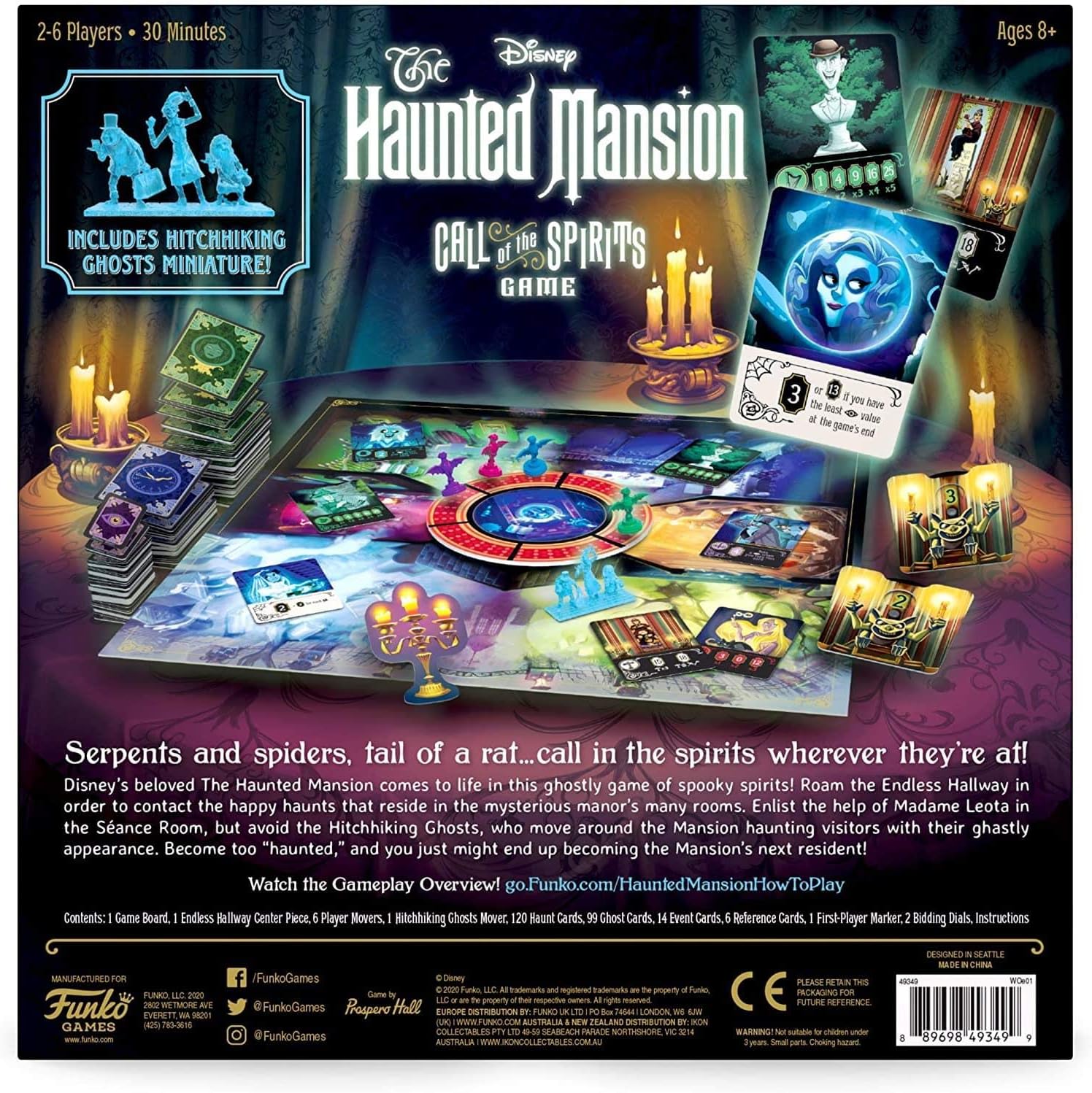 Funko Disney The Haunted Mansion – Call of the Spirits Board Game